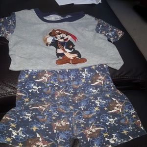 SZ 6 Walt Disneyland Disney World Mickey Mouse PJs